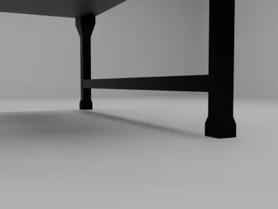 Table Furniture prop Free low-poly 3D model