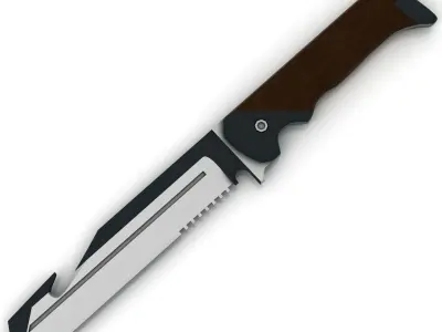 ACB-90 Advanced Combat Blade Low-poly 3D model