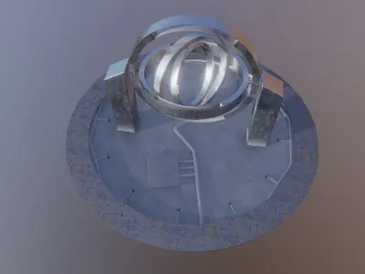 Water Sculpture 3D model