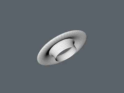 an upper rivet jeans Free 3D model