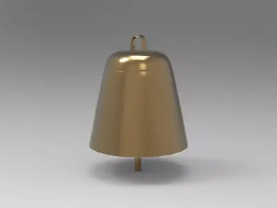 Bell Bell brass Free 3D model