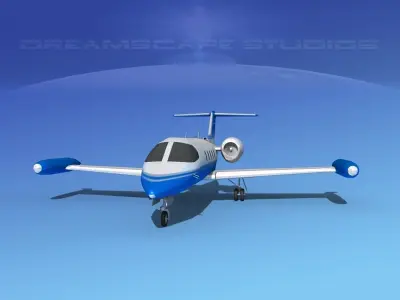 Gates Learjet 35 V14 3D model