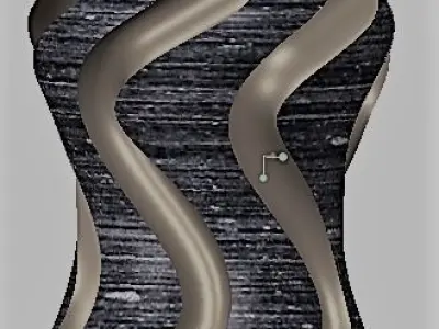 BOTTLES MODEL DESIGN CREO SOFTWARE  3D model