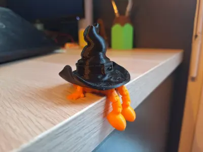 Witch Hat Desk Sitter STL Free 3D print model