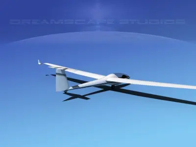 Glaser-Dirks DG-300 Glider V11 3D model