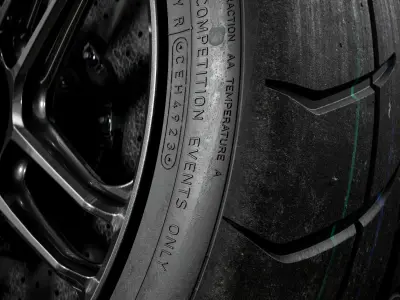 Nitto NT01 255 40 ZR20 3D model