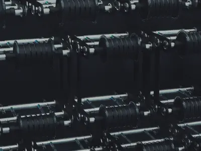 Sci-Fi Pulley 3D Model 3D model