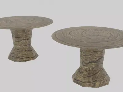 table for the kitchen or others Free low-poly 3D model