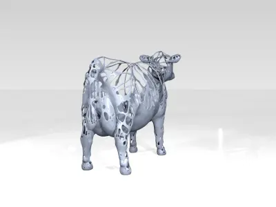 Cow Dust Voronoi 3D model