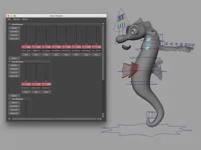 Rig Horsi Low-poly 3D model