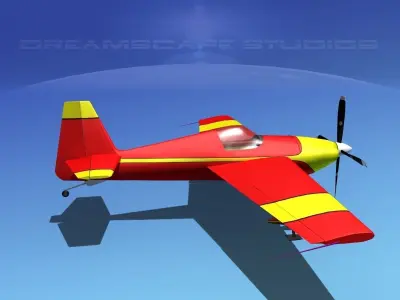 Extra Flugzeugbau EA300S V09 3D model