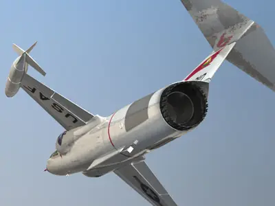 F-104 Starfighter Military Fighter 3D model