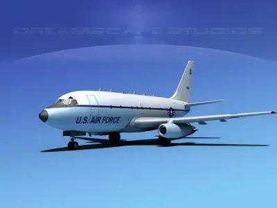 Boeing T-43 V02 USAF 3D model