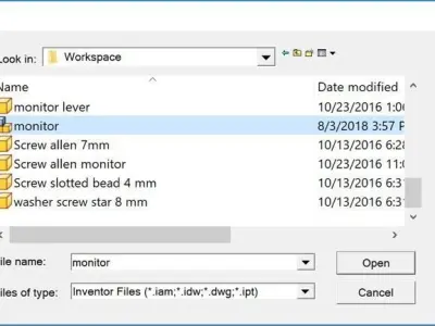 Airbus A320 Cockpit - Surveillance Monitor Free 3D model
