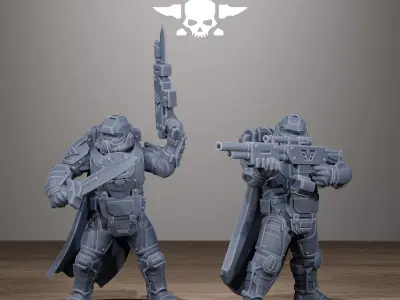 Vaskar Heavy Squad 3D print model