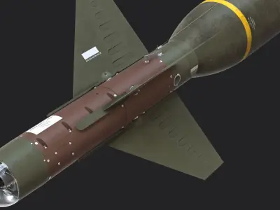 GBU-24B Paveway III BLU-109 3D model