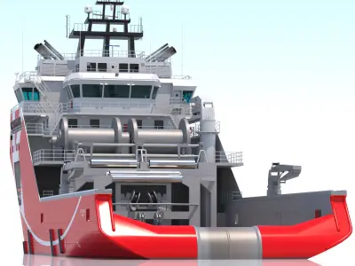 95 m AHTS Supply Vessel KL SALTFJORD 3D model