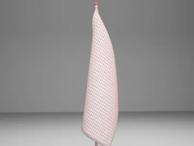 All countries flag 3D model