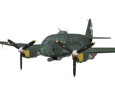 Caproni Ca313 RPB 3D model