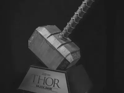 Thor Hammer Mjolnir 3D Model Ready to Print 3D print model