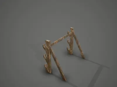 Weapon Market 04 Low-poly 3D model