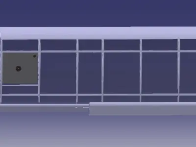 STOL CH 701 Aircraft Wing Structure 3D model