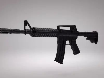 M4 Assault Rifle  3D model