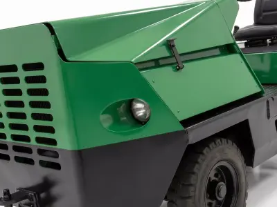 Clark CT50 Industrial Towing Tractor Low-poly 3D model