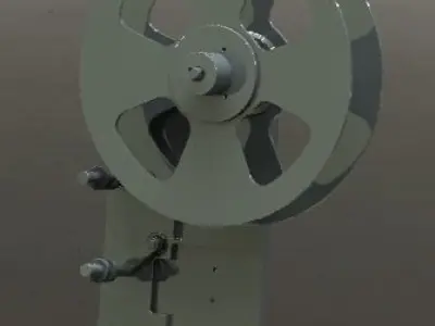 Guide wheel of laminated machine module 3D model