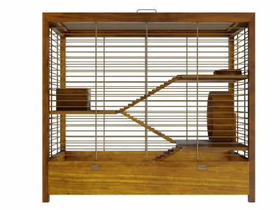 Hamster cage 3D model