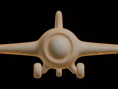 Toy Airplane 3D Print Model 3D print model