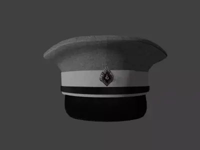 Siamese cap 1905 3D model