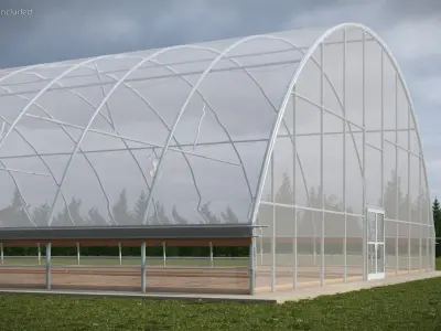 Agricultural Greenhouse Tent Frame 3D model
