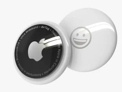 Apple AirTag Emoji Smile 3D model