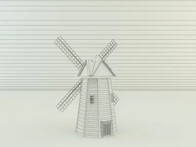 model house 1 medieval castle 3D model