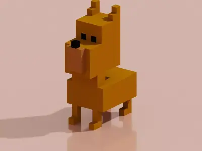 Animal VAMON4 Low-poly 3D model