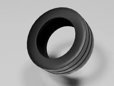 17 inch tire 3D Model Free 3D model