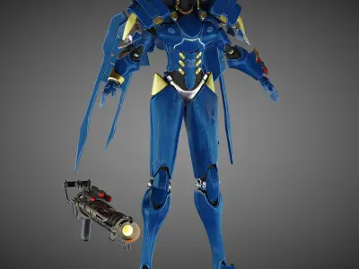 Overwatch Pharah 3D model