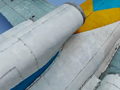 3D model Yakovlev yak 40 airplane Ukraine Antonov photogrammetry 3D model