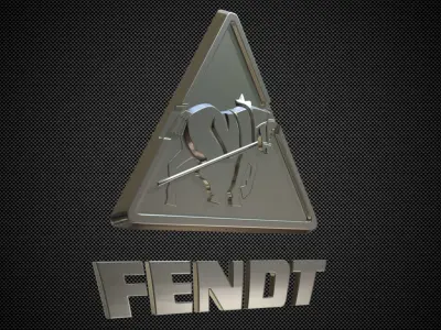 fendt logo 3D model