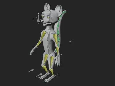 Cartoon animal 3D model