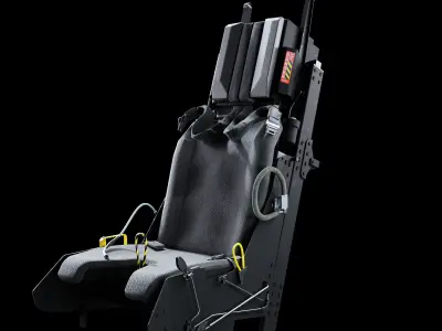 MK16 Ejection seat Low-poly 3D model