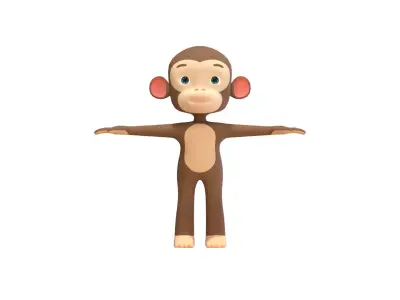  3D Monkey Model 3D model