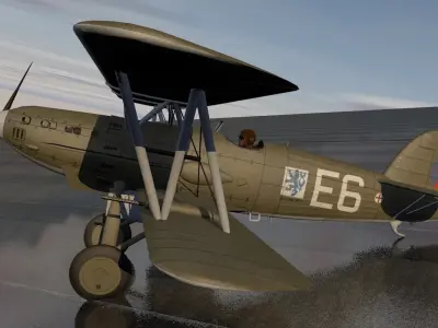 Avia B-534 Early Variant 3D model