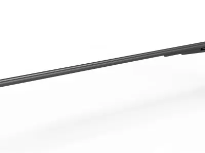 Long barrel revolver of Joker from the movie Batman 1989 3D model