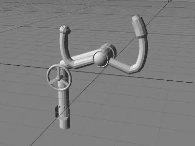 Steering - Aircraft 3D model