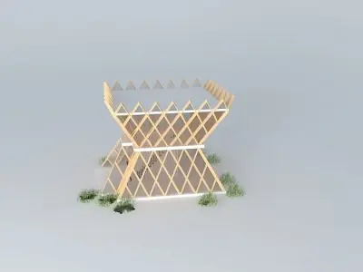 romania int expo pavilion 3D model