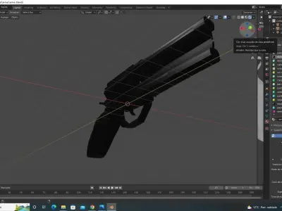 pistola gun 3D model