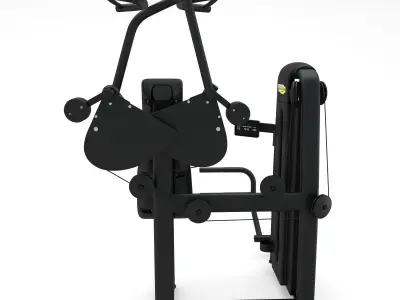 Technogym - Selectorised - Vertical Traction 3D model