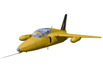 Folland gnat T1 3D model